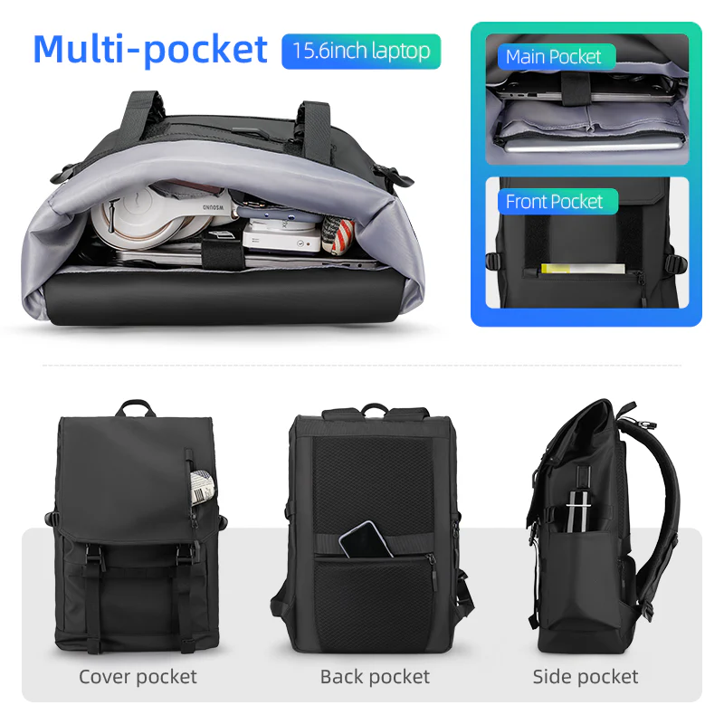 Balo: Expandable Multi-Pocket Multifunctional Backpack - Image 6