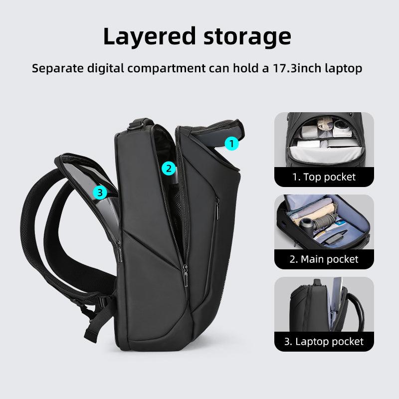 Compacto Pro: MarkRyden Top Seller Futuristic Design Simple Large Capacity Daily Backpack - Image 4