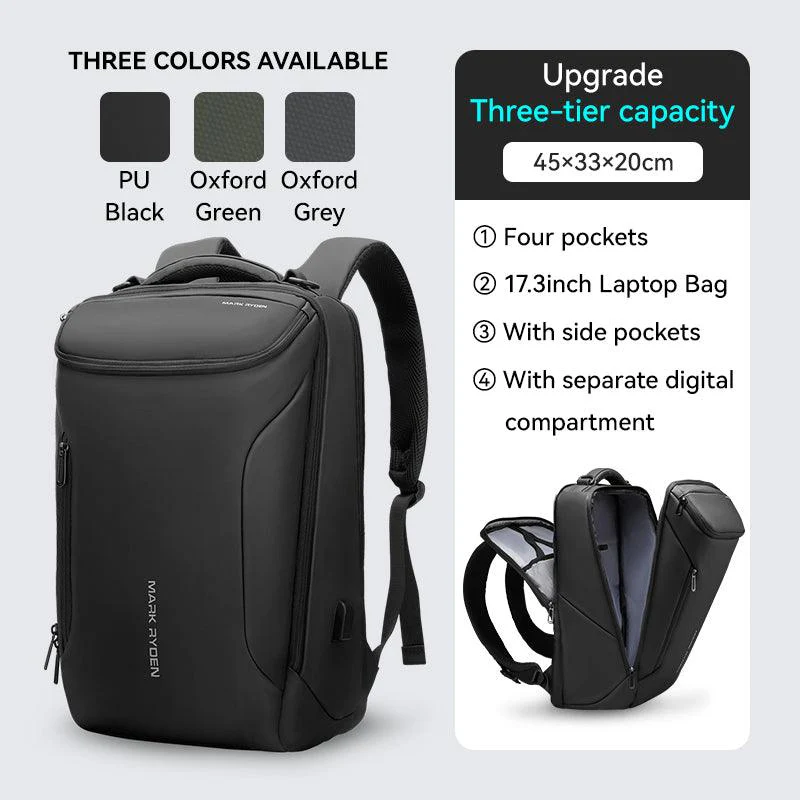 Compacto Pro: MarkRyden Top Seller Futuristic Design Simple Large Capacity Daily Backpack - Image 6