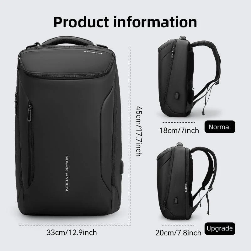 Compacto Pro: MarkRyden Top Seller Futuristic Design Simple Large Capacity Daily Backpack - Image 7