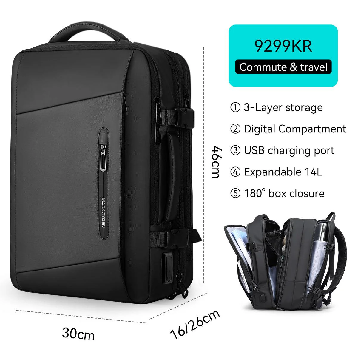 Expandos: Versatile Expandable Laptop Backpack For All-day Traveling - Image 8