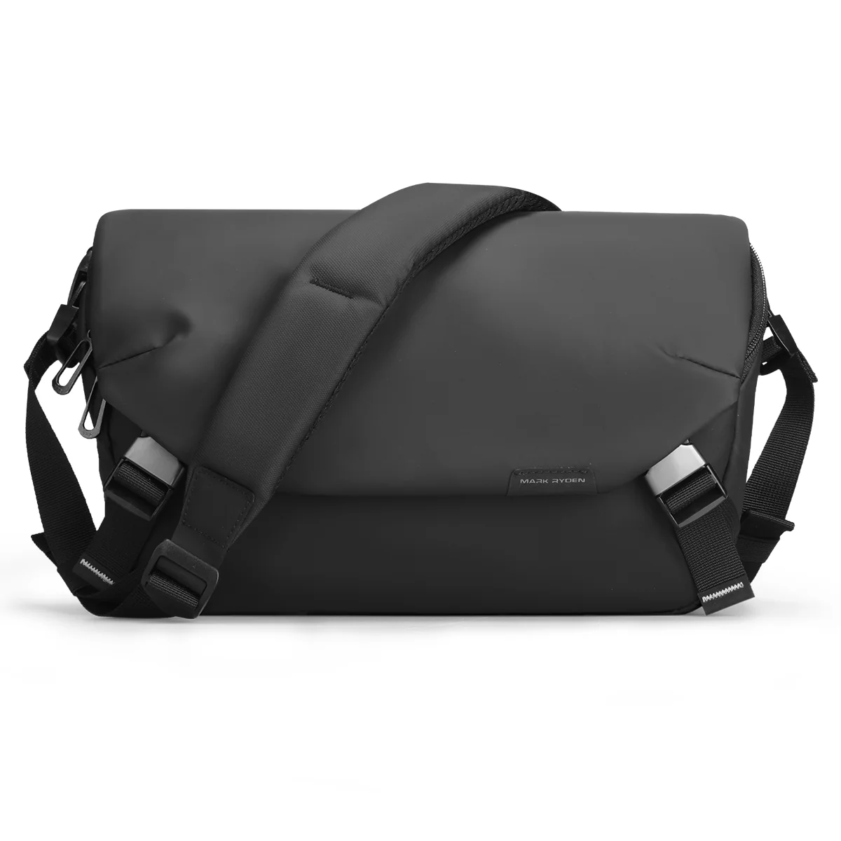 Harvey: Leather Waterproof Multifunction Messenger Bag - Image 12