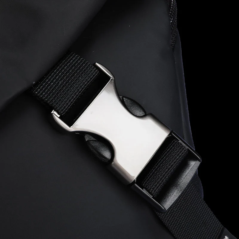 Harvey: Leather Waterproof Multifunction Messenger Bag - Image 6