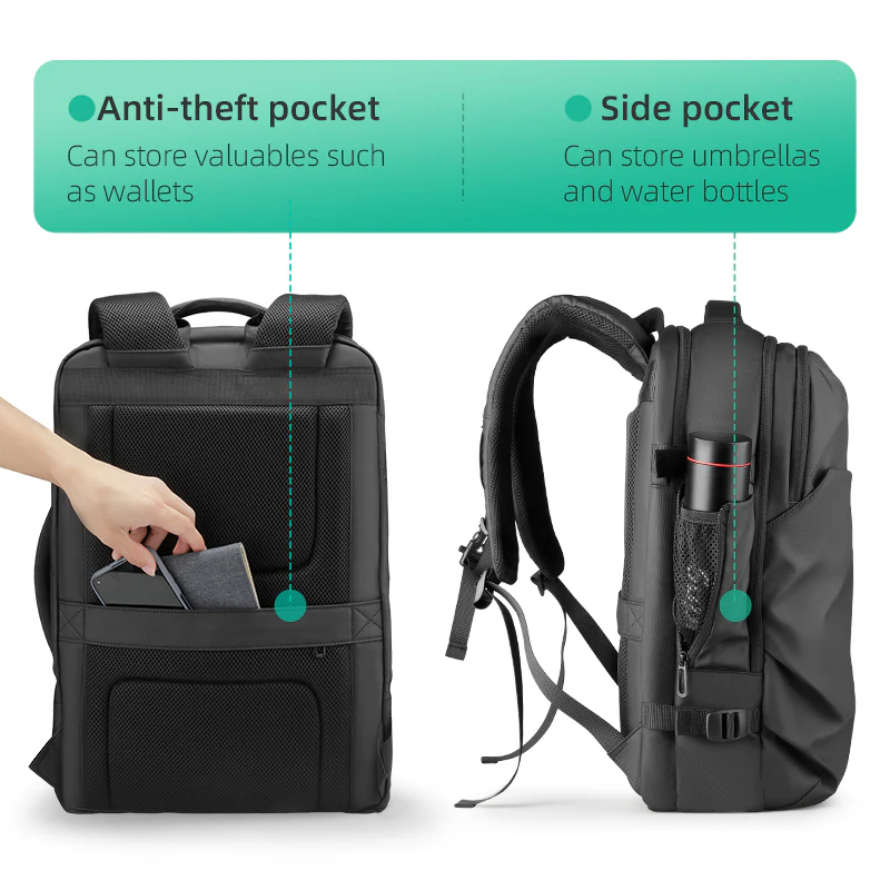 Mochila l: Versatile USB Water-Repellent Multifunctional Backpack for Modern Travels - Image 5