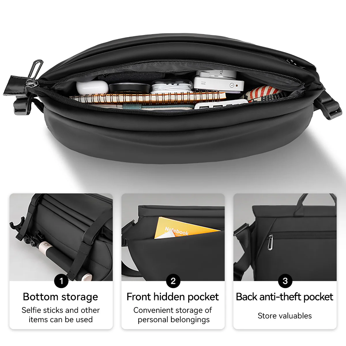 TravelProPack: Stylish and Durable Travel Backpack with Multiple Compartments - Image 4