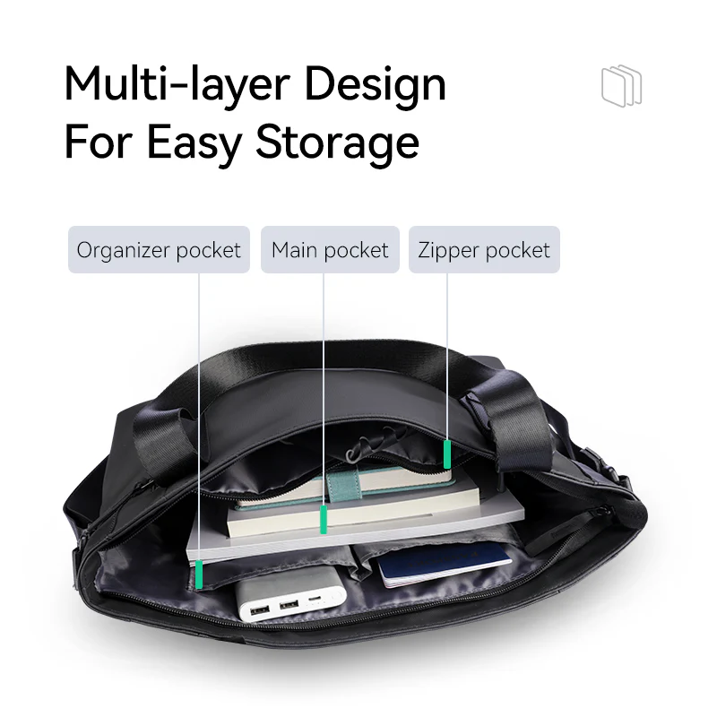 TechSafe: The multifunctional Messenger Bag with Simple Design - Image 8