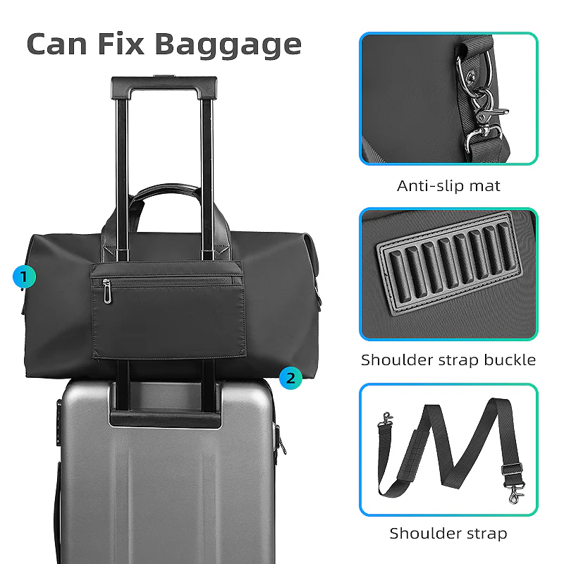 JourneyLite: Lightweight, Spacious Oxford Travel Bag - Image 5