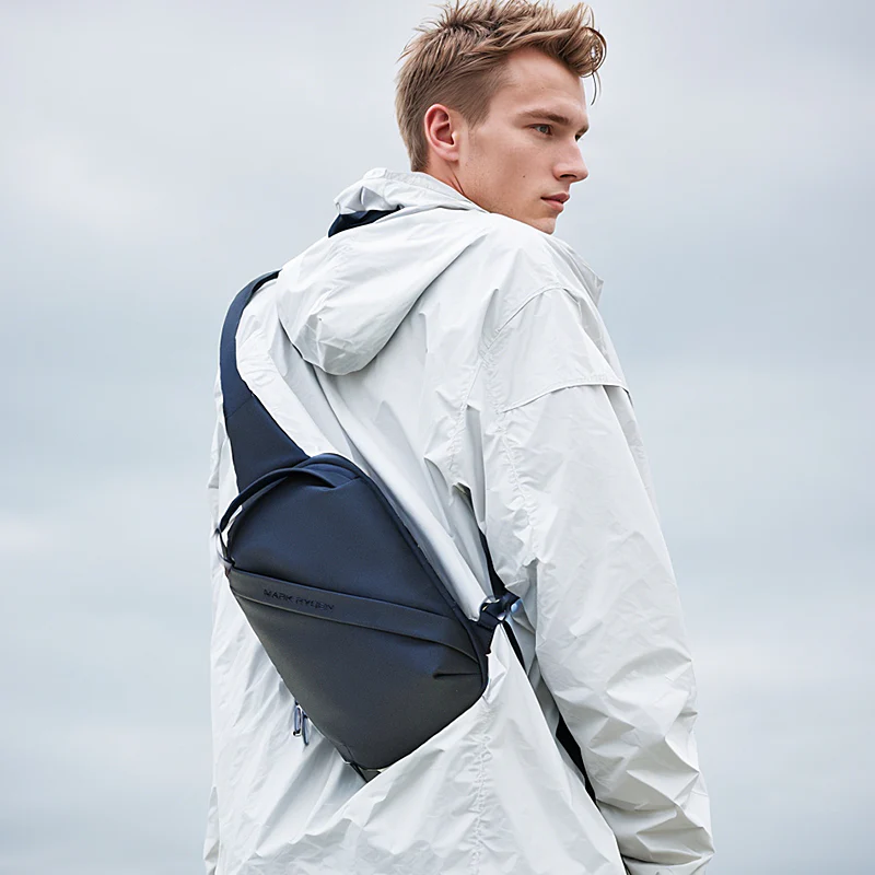 Clear: Simple Clean Waterproof Large Capacity Crossbody Bag - Image 3