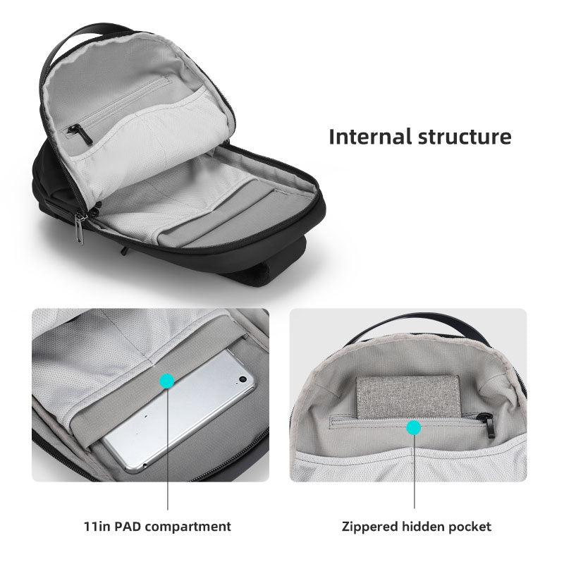 Clear: Simple Clean Waterproof Large Capacity Crossbody Bag - Image 8