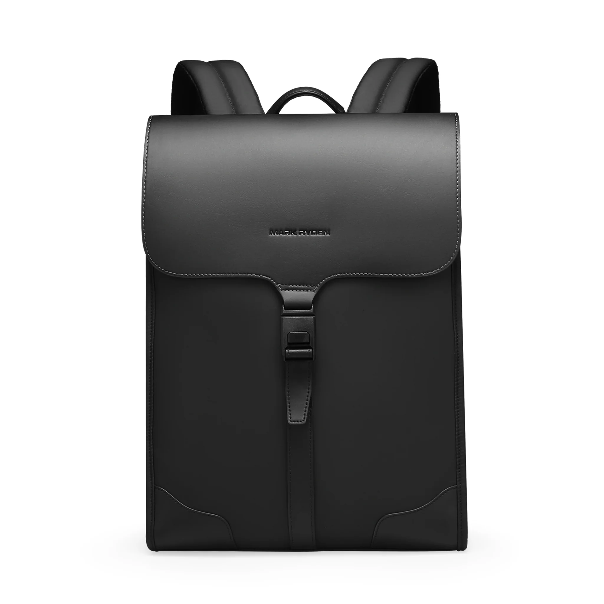 MUKE I: School Style Classic Business Work Black Oxford Backpack - Image 14