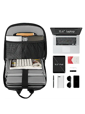 Slim I: Ideal Slim-Design Seamless Commuting Slim Laptop Backpack - Image 4