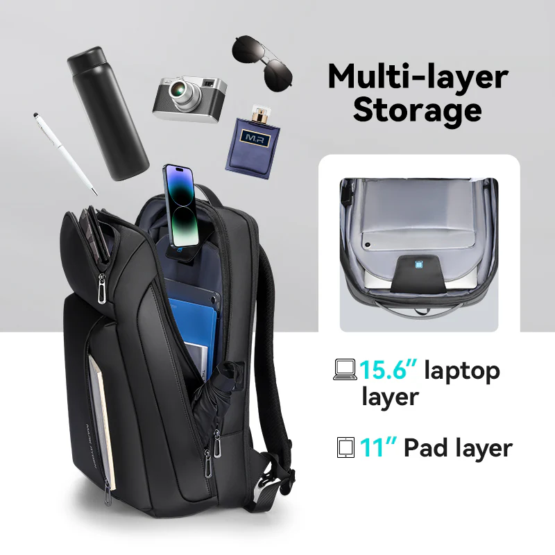 Transforma: Expandable Transformable High-Quality Oxford Waterproof Backpack with USB Charging Capability - Image 7