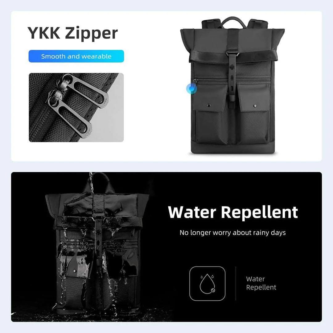 Zoll Rolltop: Stylish Daily All-Day Commute Backpack - Image 6